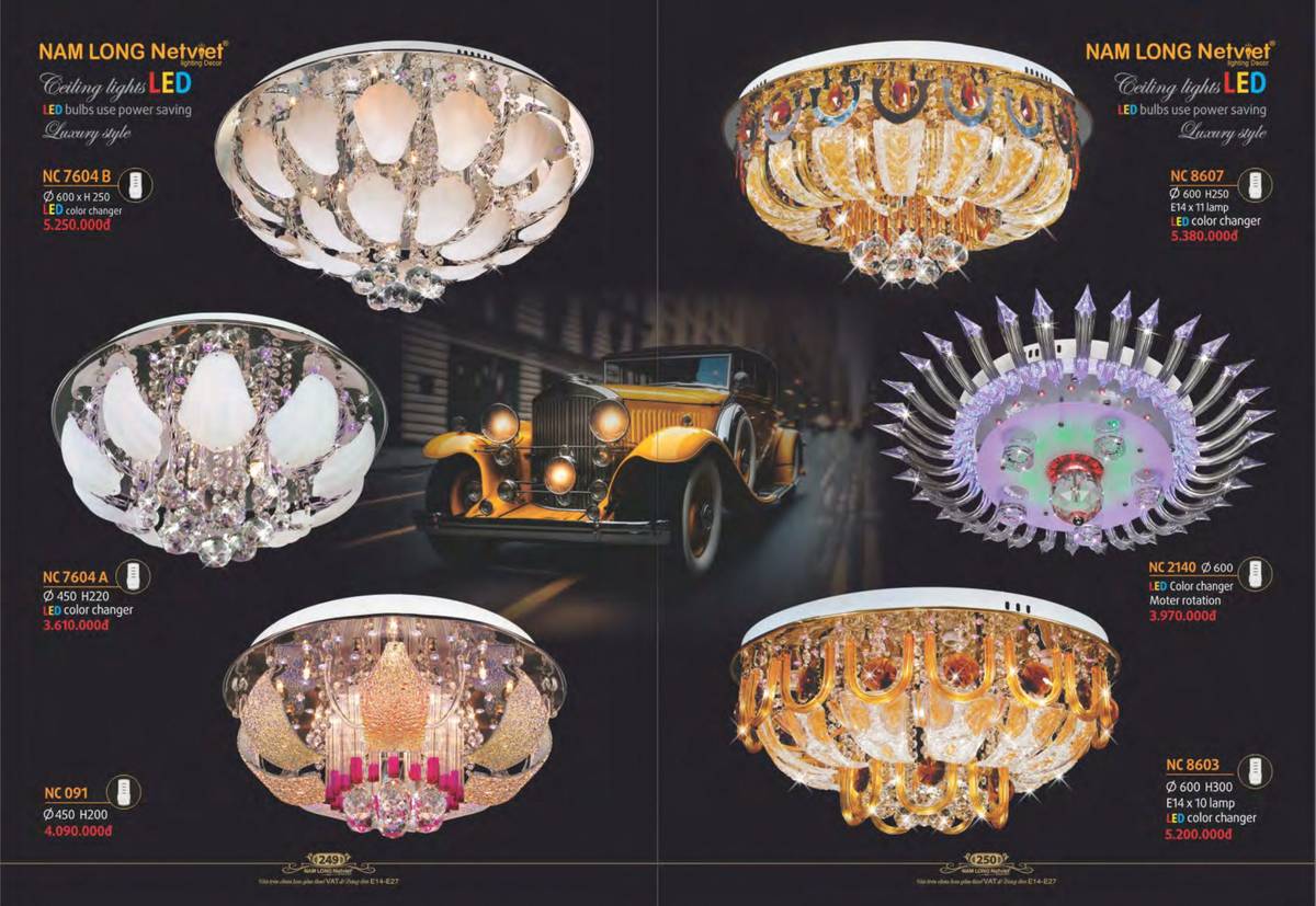 Đèn trang trí NAM LONG Catalogue và Bảng giá tại Bình Dương /Page 19